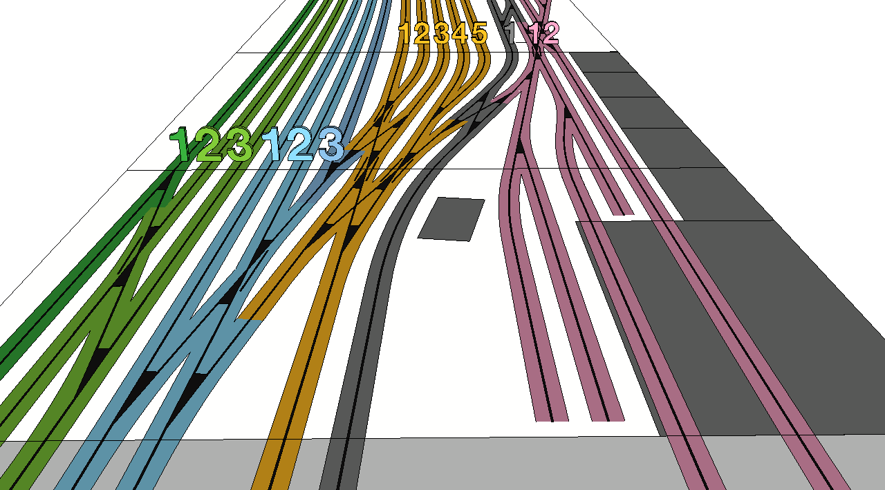 Gleisplan für preußische Gleiswüste