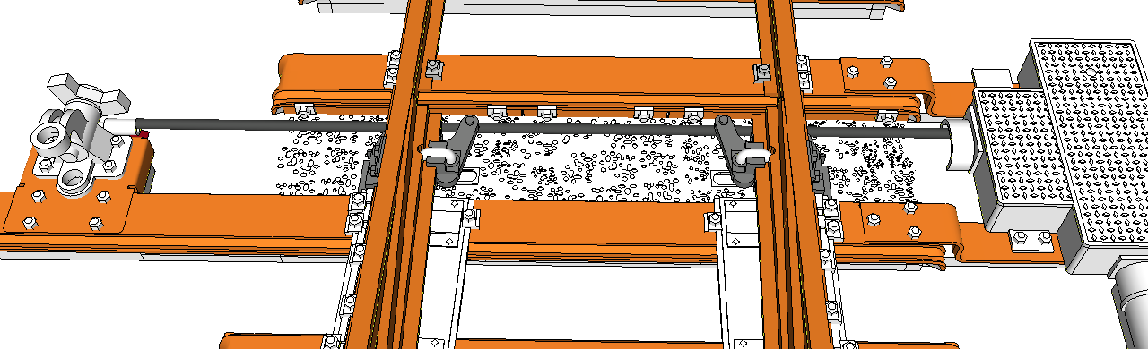 sketchup Hakenweichenschloss